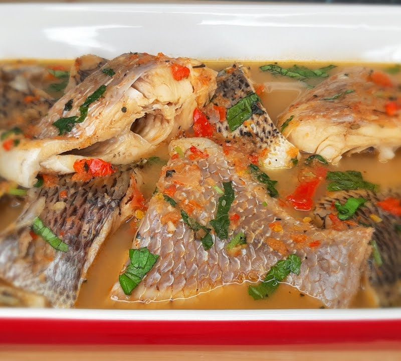 Fish Pepper Soup(Whole Tilapia fish)