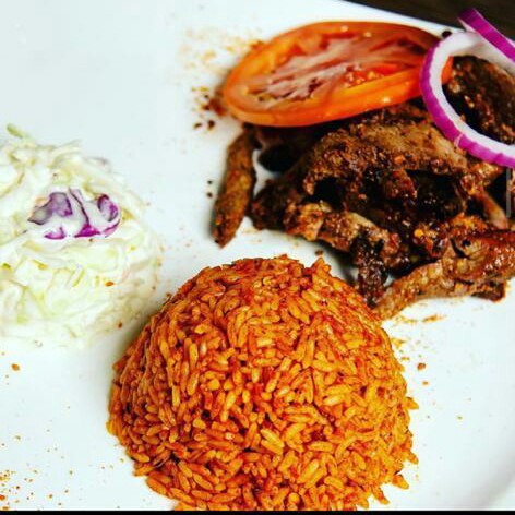 Jollof Rice and Suya