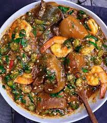 Okra Soup with Goat meat(Ila Alasepo)