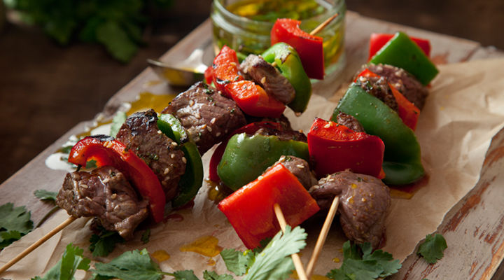 Beef Skewers (2 Skewers)