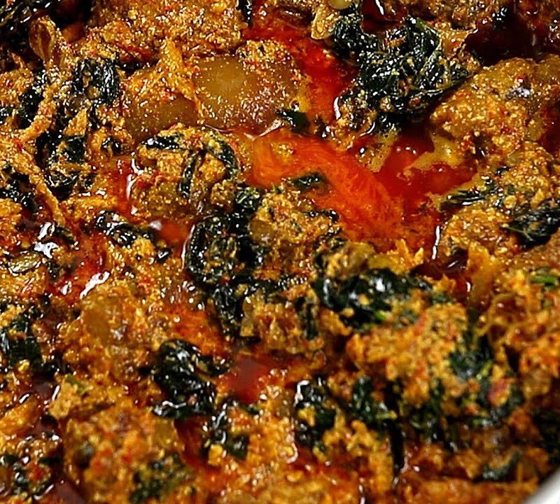 Egusi Soup with beef