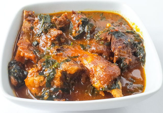 Ogbono Soup with beef